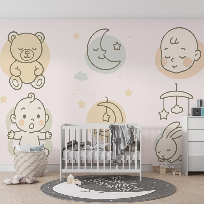 Lastenhuoneen tapetti | Uniset makeudet