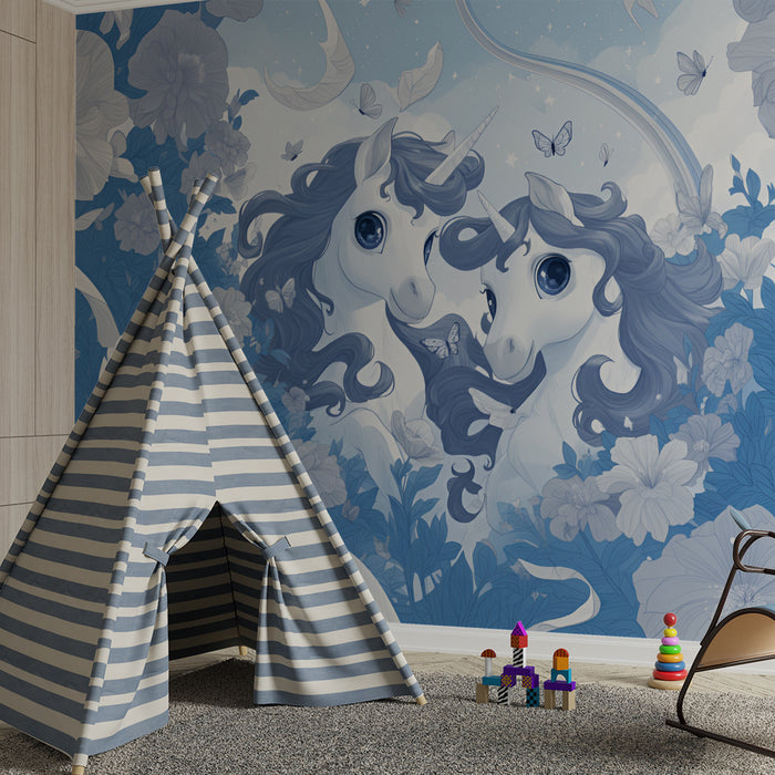 Barntapet | Enhörningar och magiska blommor