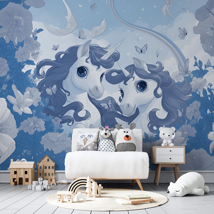 Barntapet | Enhörningar och magiska blommor