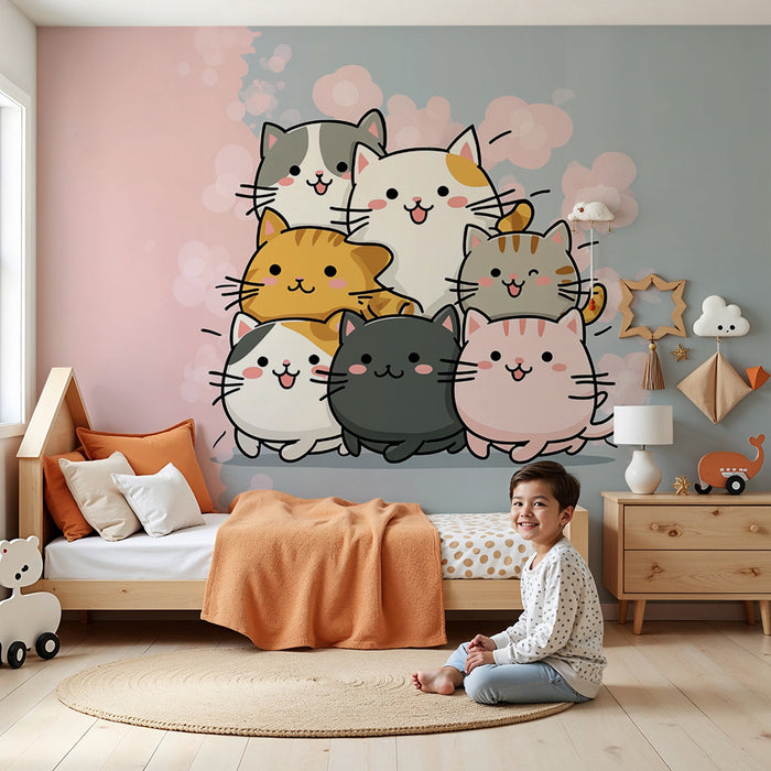 Kittens wallpaper | Cute wall decoration