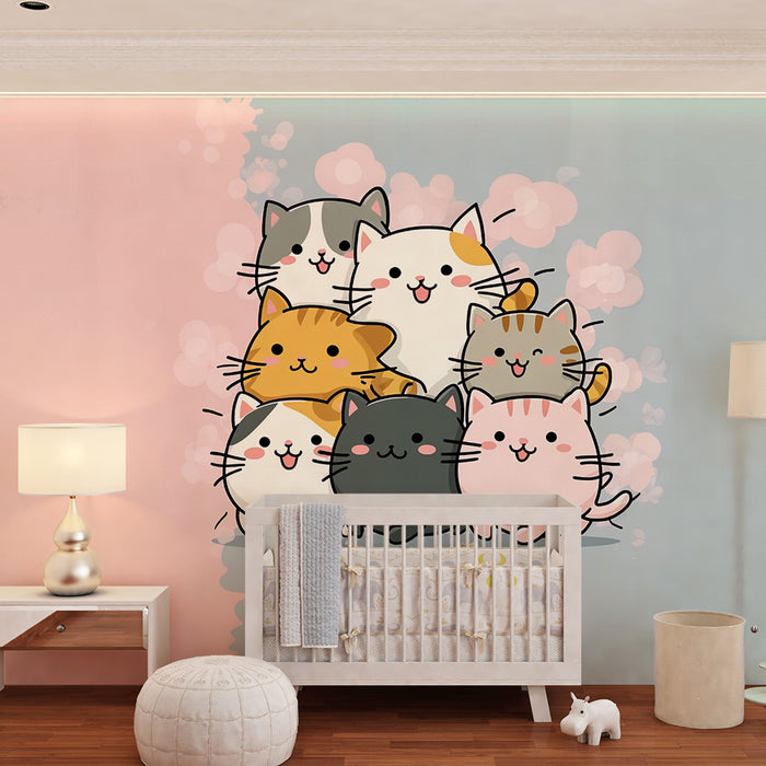 Kittens wallpaper | Cute wall decoration