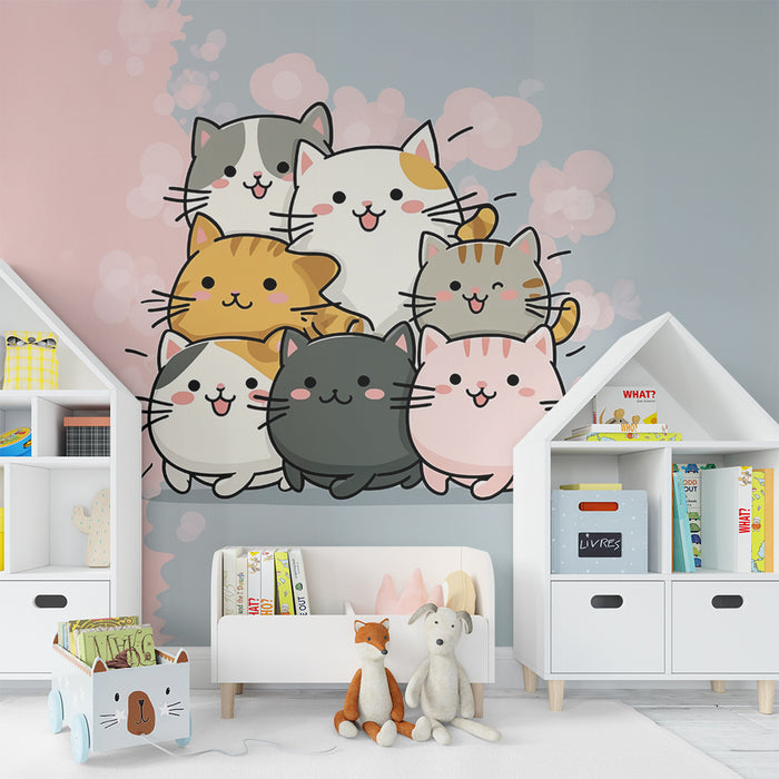 Kittens wallpaper | Cute wall decoration
