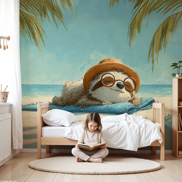 Tapeta s lenivcem | Tropický relax