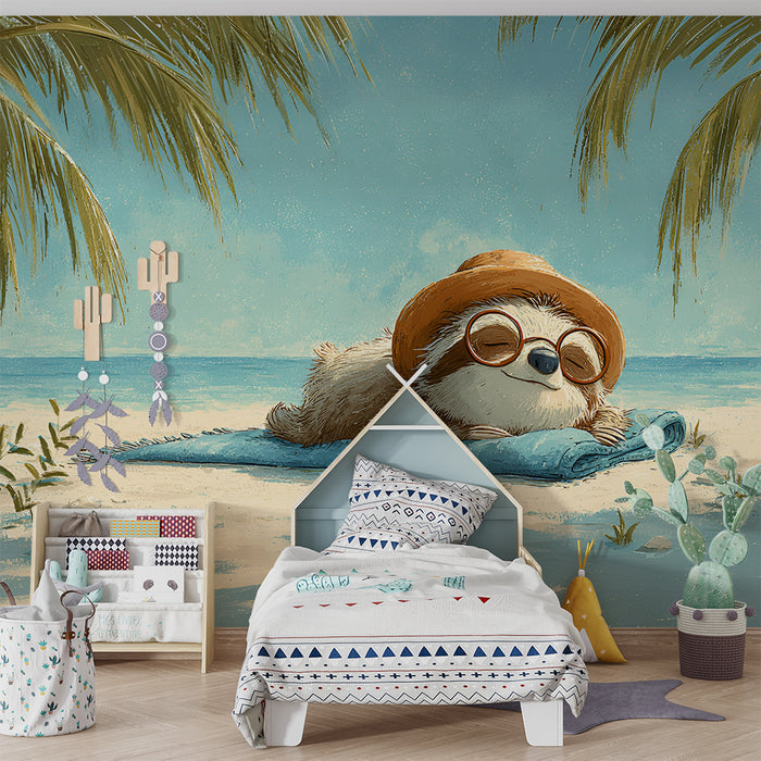 Tapeta s lenivcem | Tropický relax