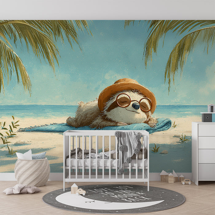 Tapeta s lenivcem | Tropický relax