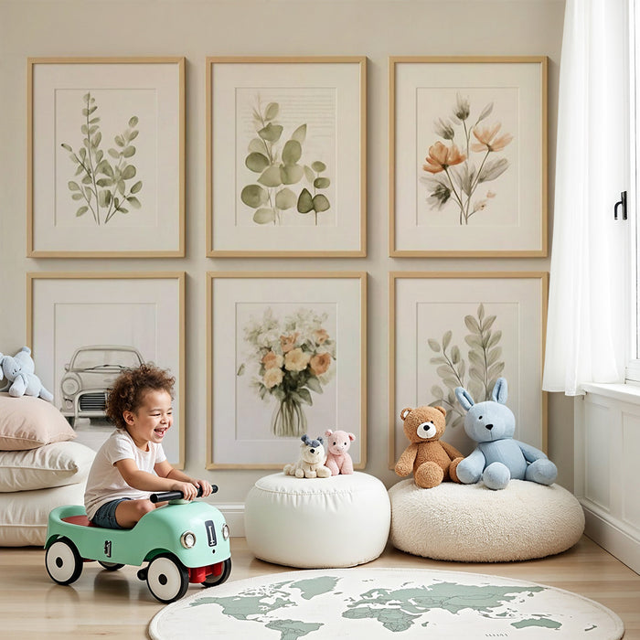 Τοιχογραφία Φύσης | Σετ Διακοσμητικών Πλαισίων