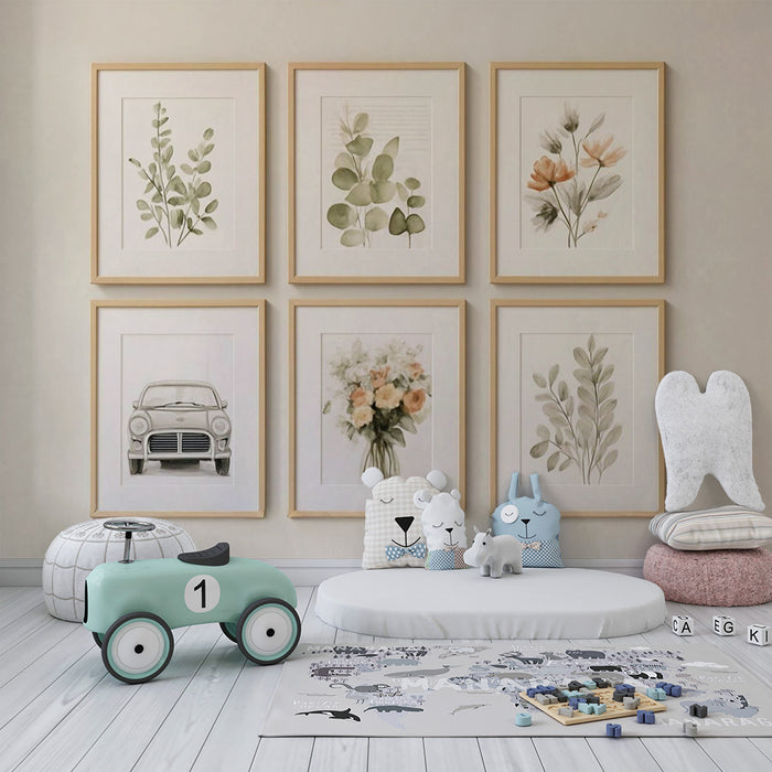 Τοιχογραφία Φύσης | Σετ Διακοσμητικών Πλαισίων