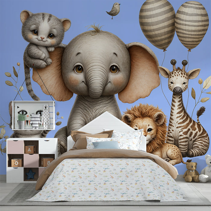 Tapeta s detskými zvieratami | Jemnosť a šarm