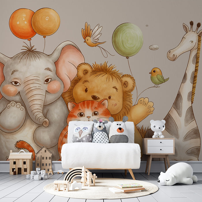 Papier peint animaux | Amis de la jungle