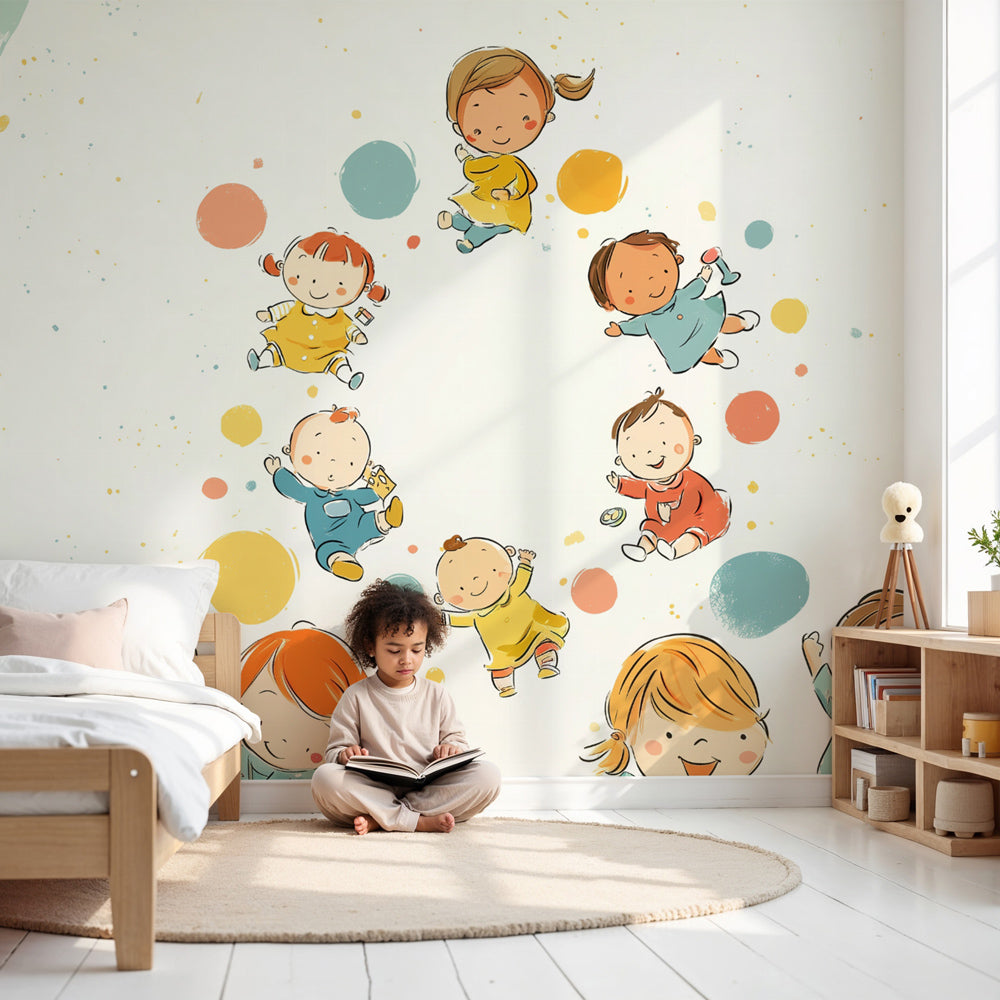 Kids room wallpaper | Joyful and colorful design — Kids Wall