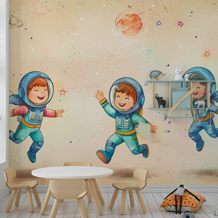 Barntapet | Små astronauter och planeter