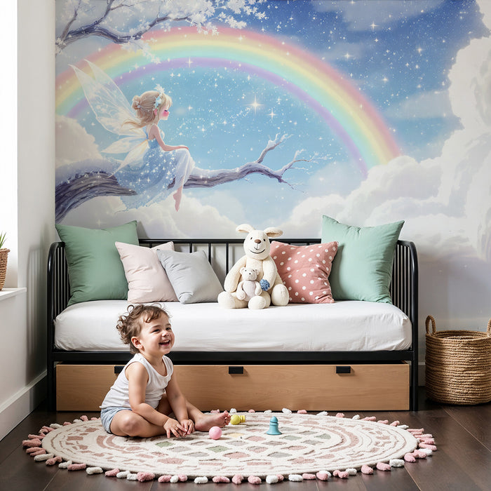 Pildipaber muinasjutuline | Haldjas lumisel oksal