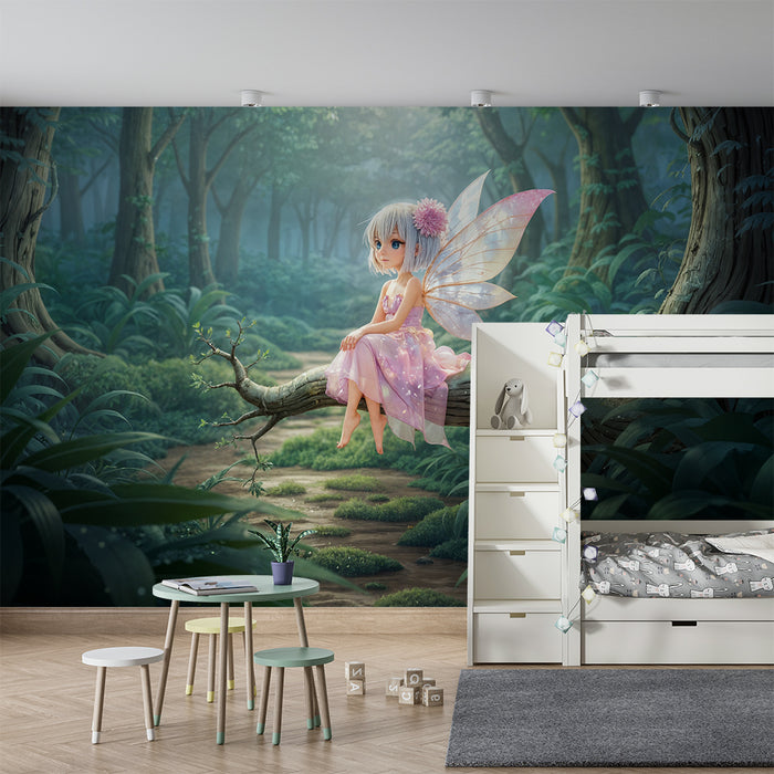 Papier peint Fée Éthérée | Forêt enchanteresse