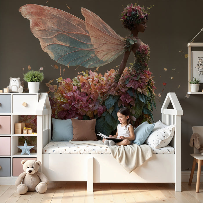 Papier peint fée florale | Émerveillement botanique magique