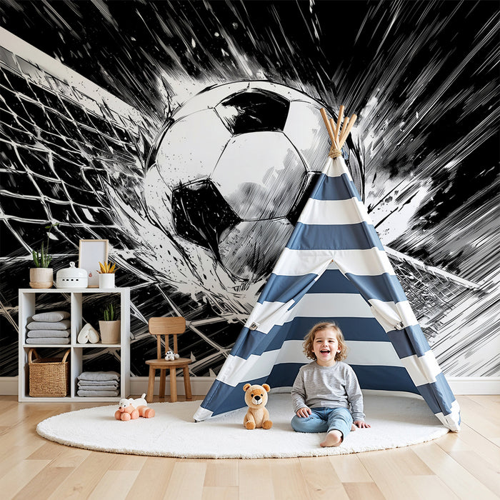 Papier peint football | Dynamisme et Passion
