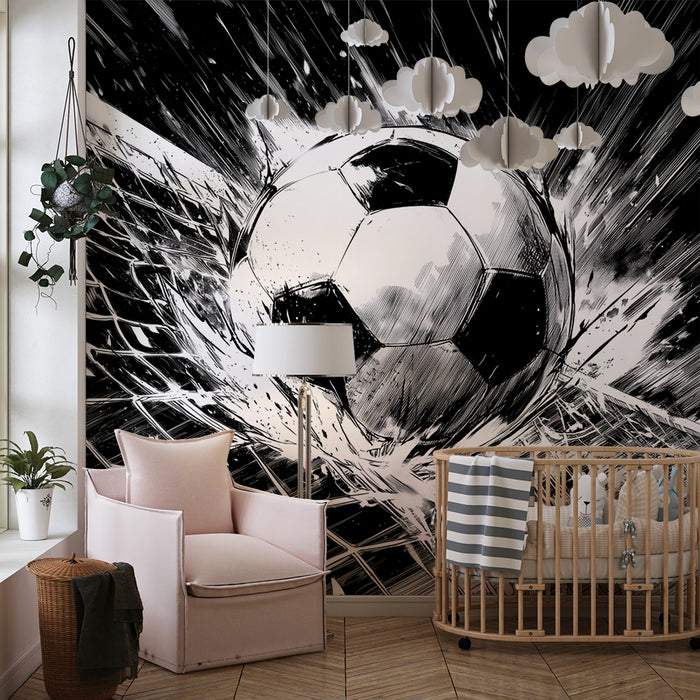 Papier peint football | Dynamisme et Passion