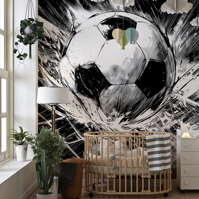 Papier peint football | Dynamisme et Passion