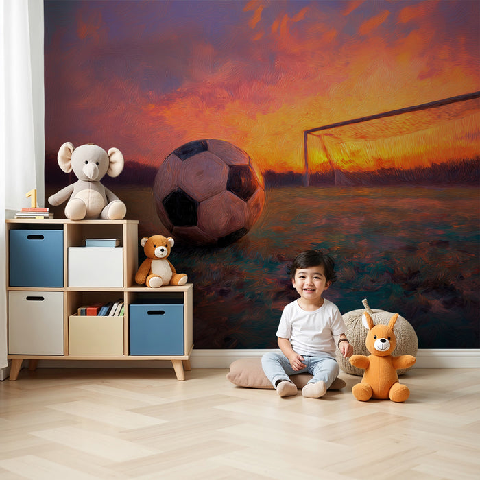 Papel pintado fútbol | Crepúsculo artístico