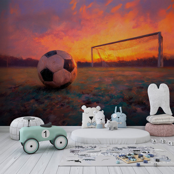 Papel pintado fútbol | Crepúsculo artístico
