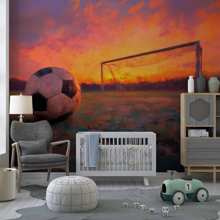 Papel pintado fútbol | Crepúsculo artístico