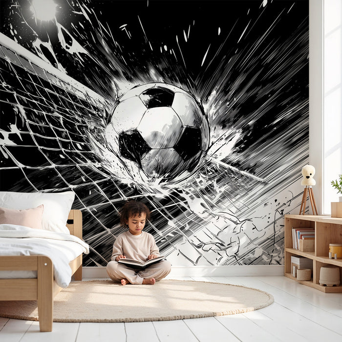 Papier peint manga labdarúgás | Látványos gól