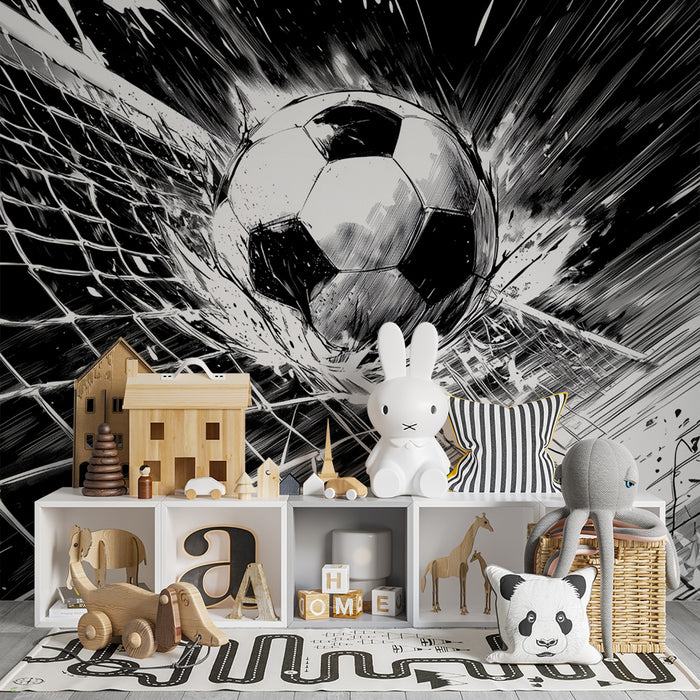 Papier peint manga labdarúgás | Látványos gól