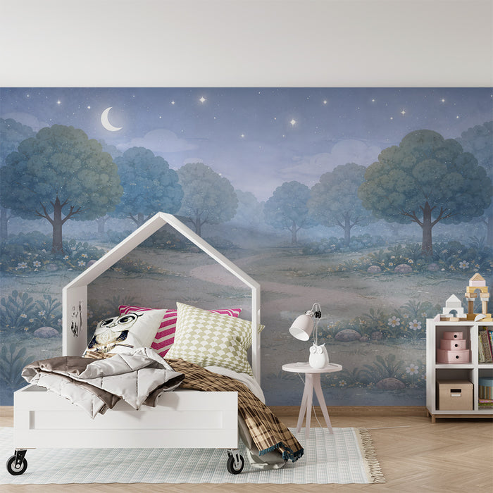 Dětské tapety | Kouzelná noční procházka