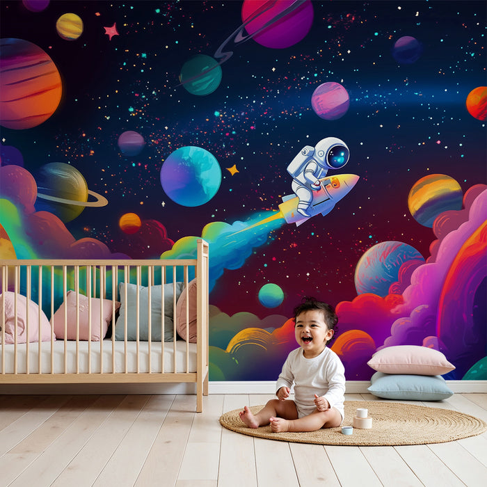 Barntapet | Rymdäventyr och mångfärgade planeter