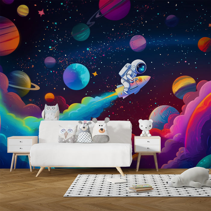 Barntapet | Rymdäventyr och mångfärgade planeter