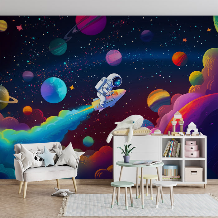 Barntapet | Rymdäventyr och mångfärgade planeter