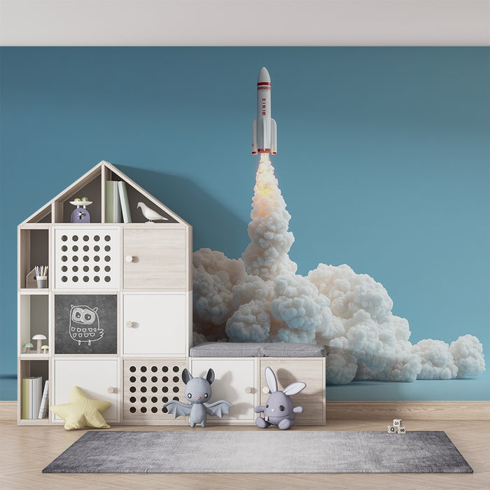 Papier peint fusée | Lancement dynamique