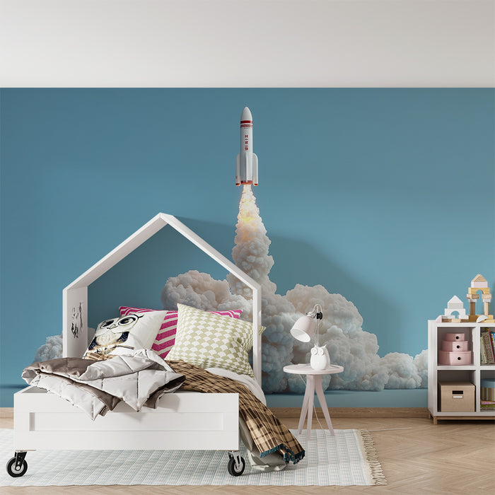 Papier peint fusée | Lancement dynamique