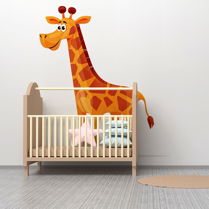 Papier peint girafe | Design amusant pour enfant