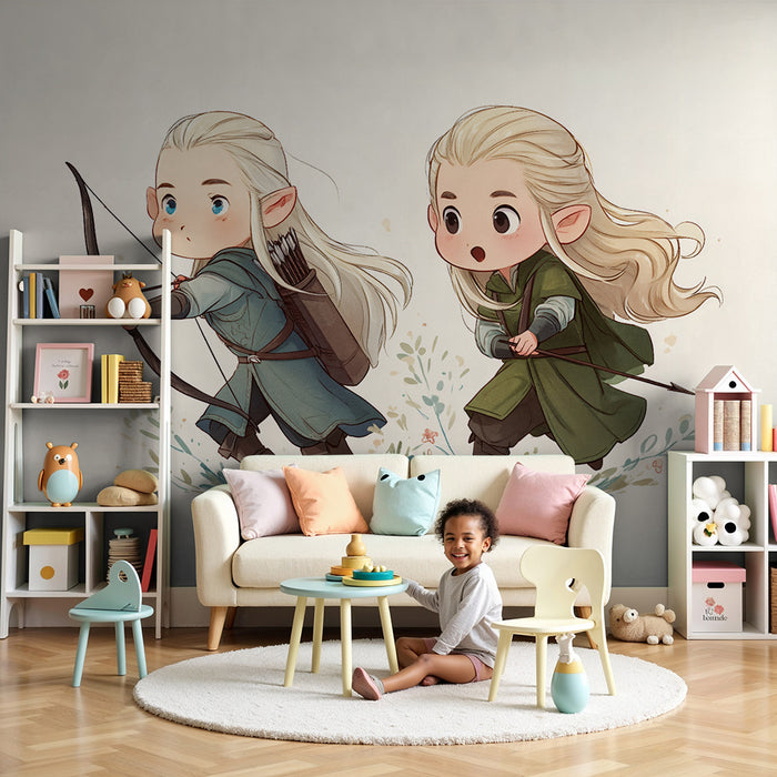 Papel pintado de elfos lindos | Aventura fantástica
