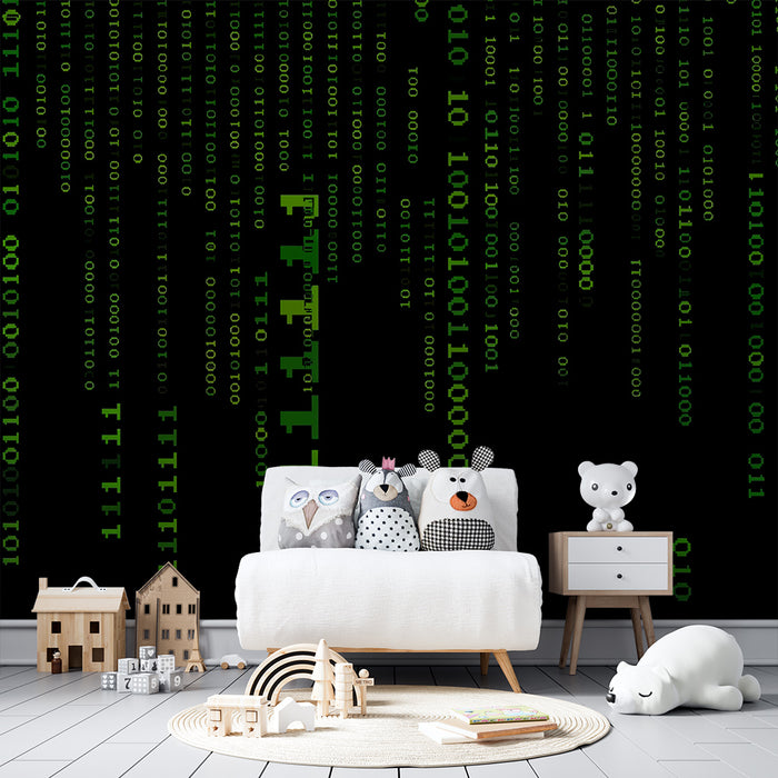 Kodukujunduse lastetoa tapeet | Digitaalne roheline kood