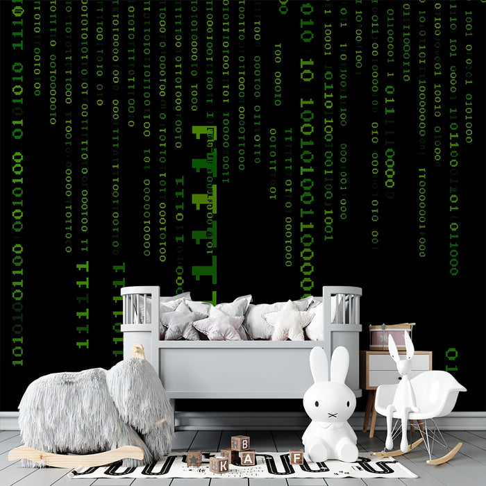 Kodukujunduse lastetoa tapeet | Digitaalne roheline kood