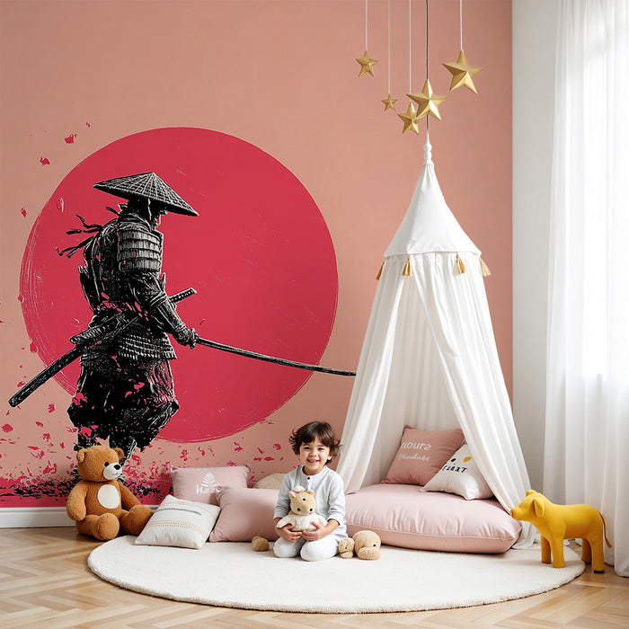 Barntapet | Samurai och röd cirkel