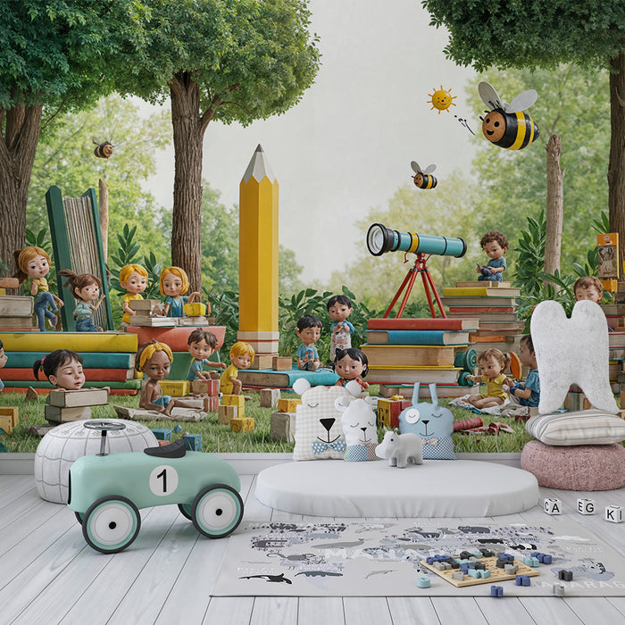 Papier za tapet | Igriva zunanja scena