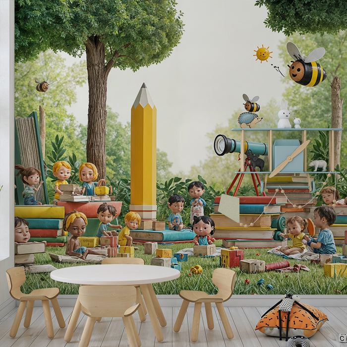 Papier za tapet | Igriva zunanja scena