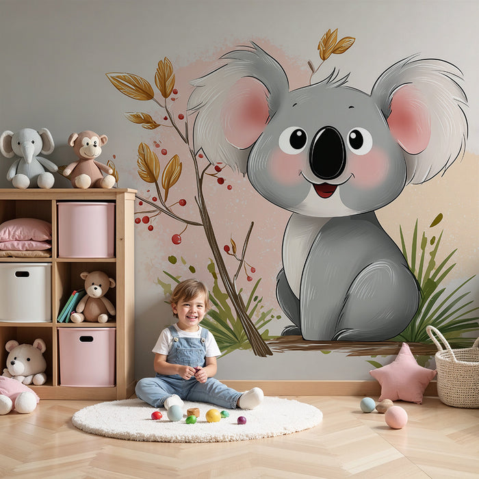 Papel pintado koala | Ilustración linda