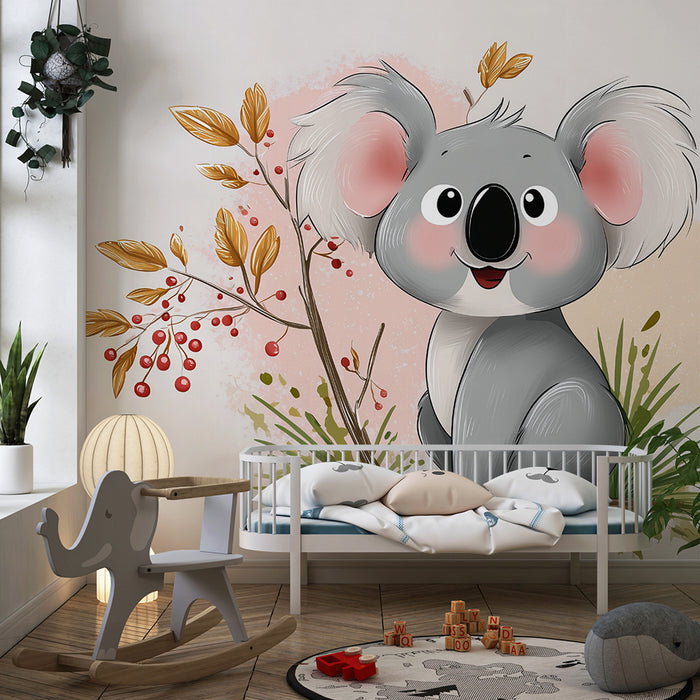 Papel pintado koala | Ilustración linda