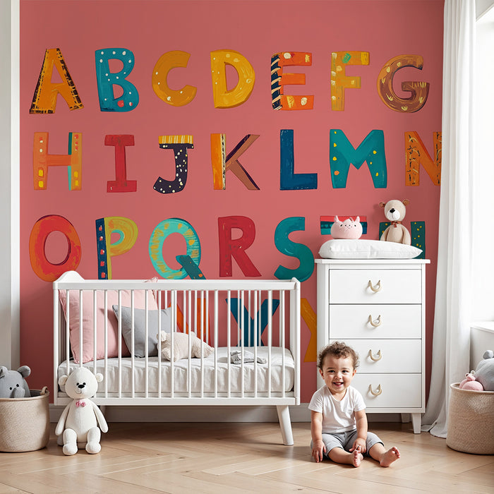 Barntapet | Lekfullt och färgstarkt alfabet