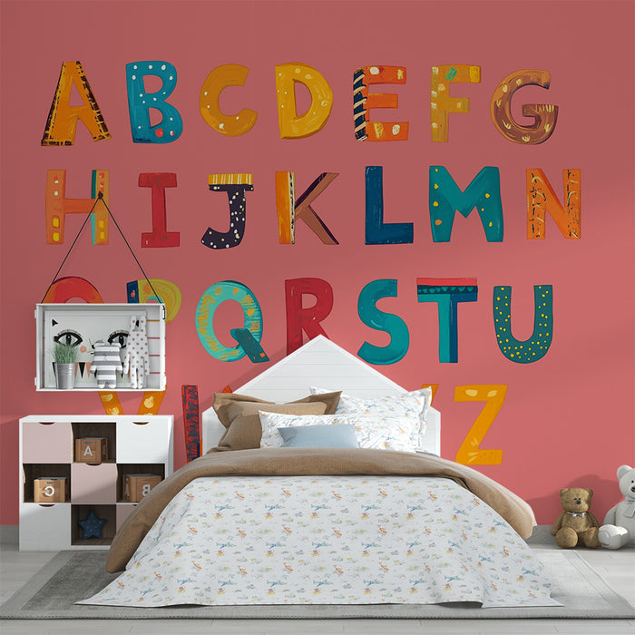 Barntapet | Lekfullt och färgstarkt alfabet