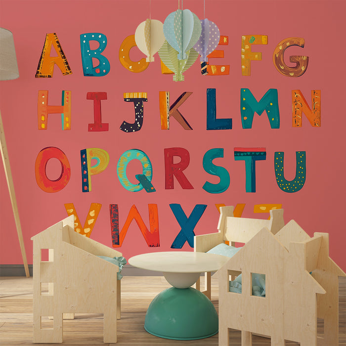 Barntapet | Lekfullt och färgstarkt alfabet