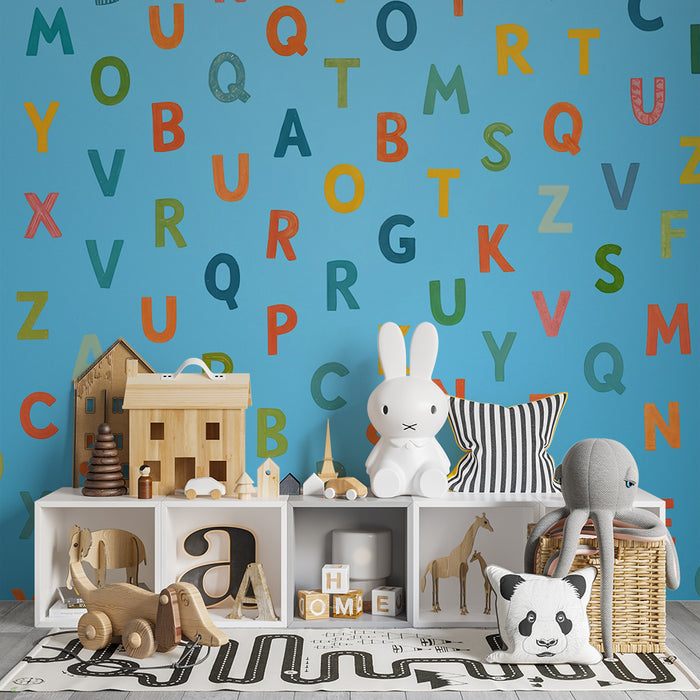 Barntapet | Lekfullt alfabet i flera färger