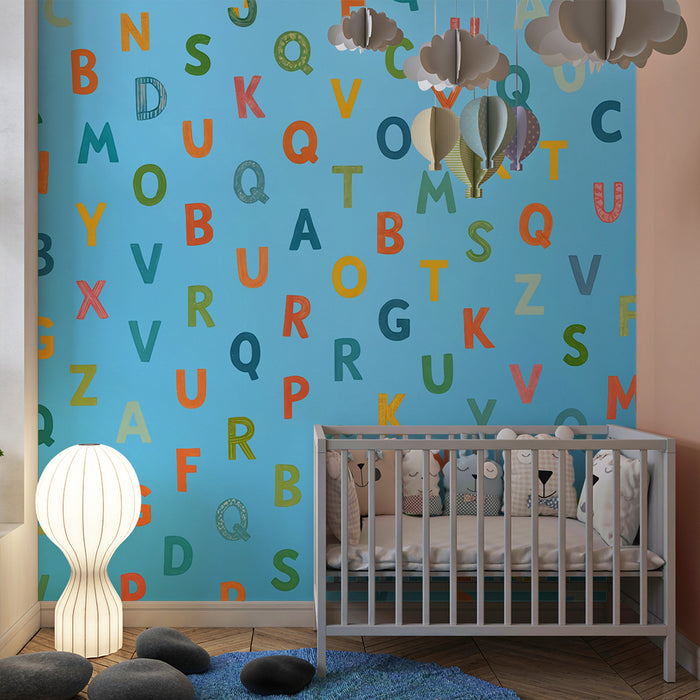 Barntapet | Lekfullt alfabet i flera färger