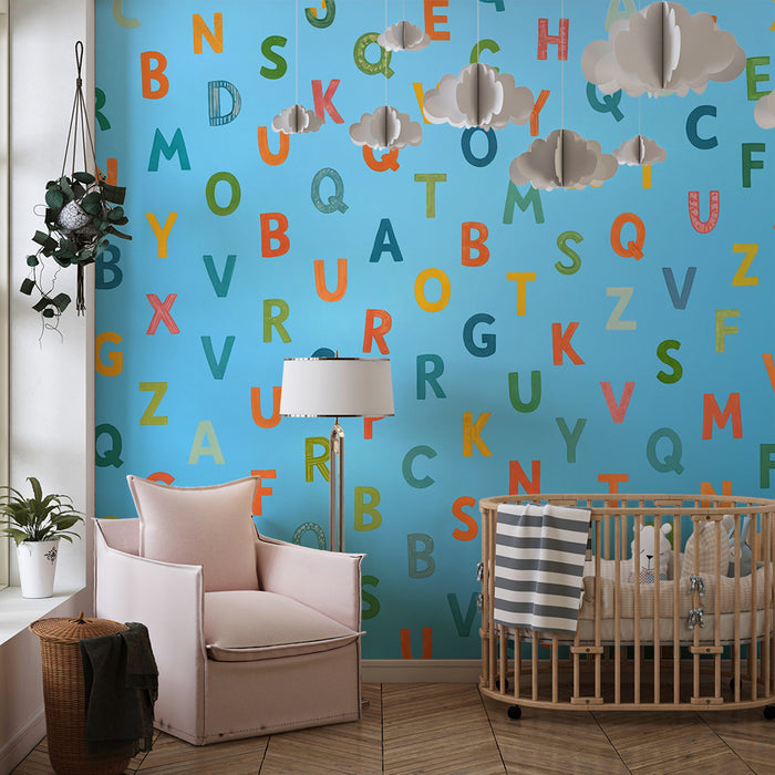 Barntapet | Lekfullt alfabet i flera färger
