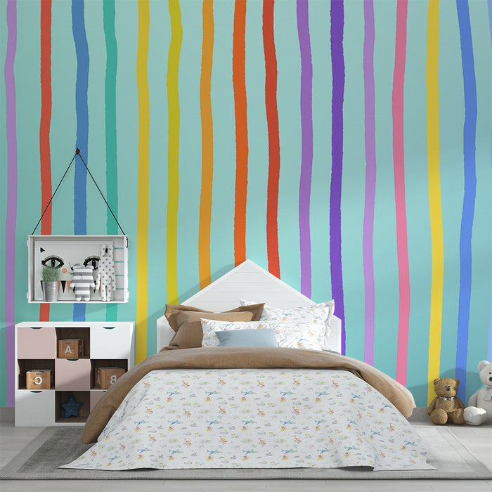 Barntapet | Flerfärgade ränder