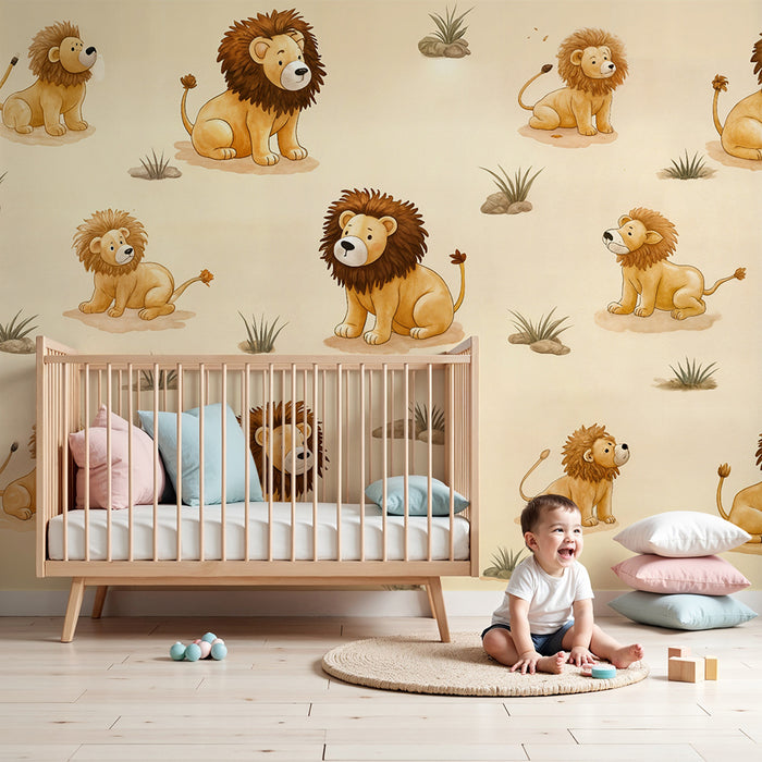 Tapeta s lvy | Motivy roztomilých lvíčat