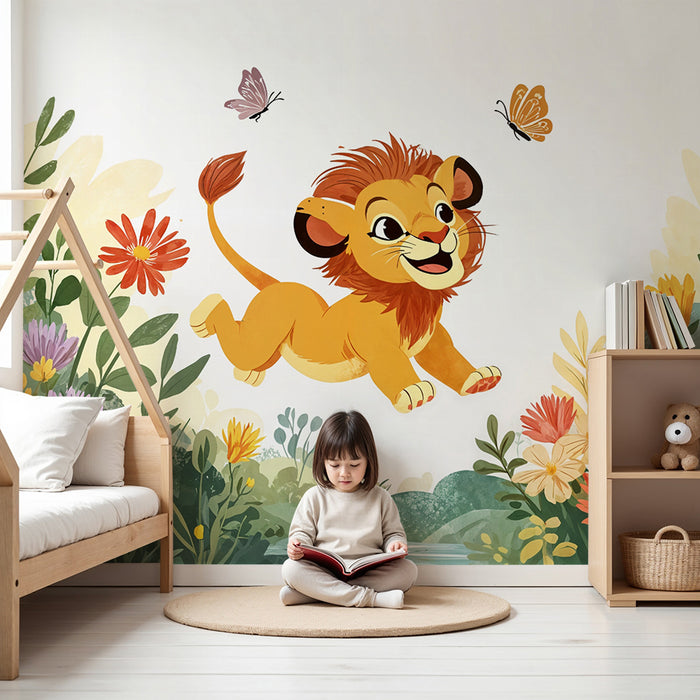 Løveunge tapet | Eventyr i junglens hjerte